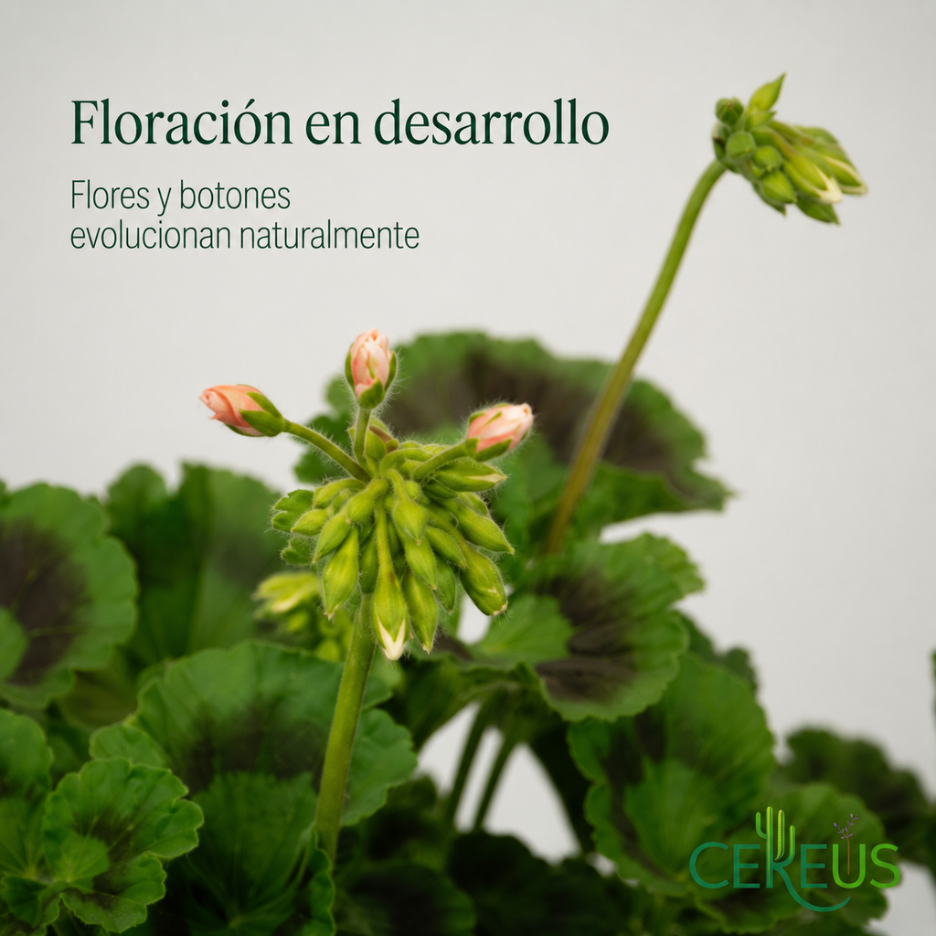 Geranio Zonal con Macetero – 15 a 25 cm