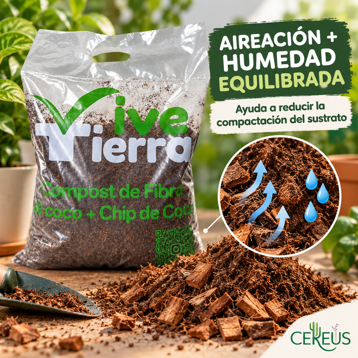Fibra de Coco con Chips 5 L