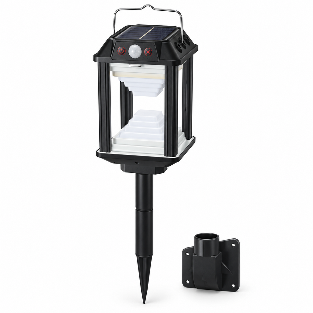 Lámpara Solar 2 en 1 para Jardín y Pared con Sensor
