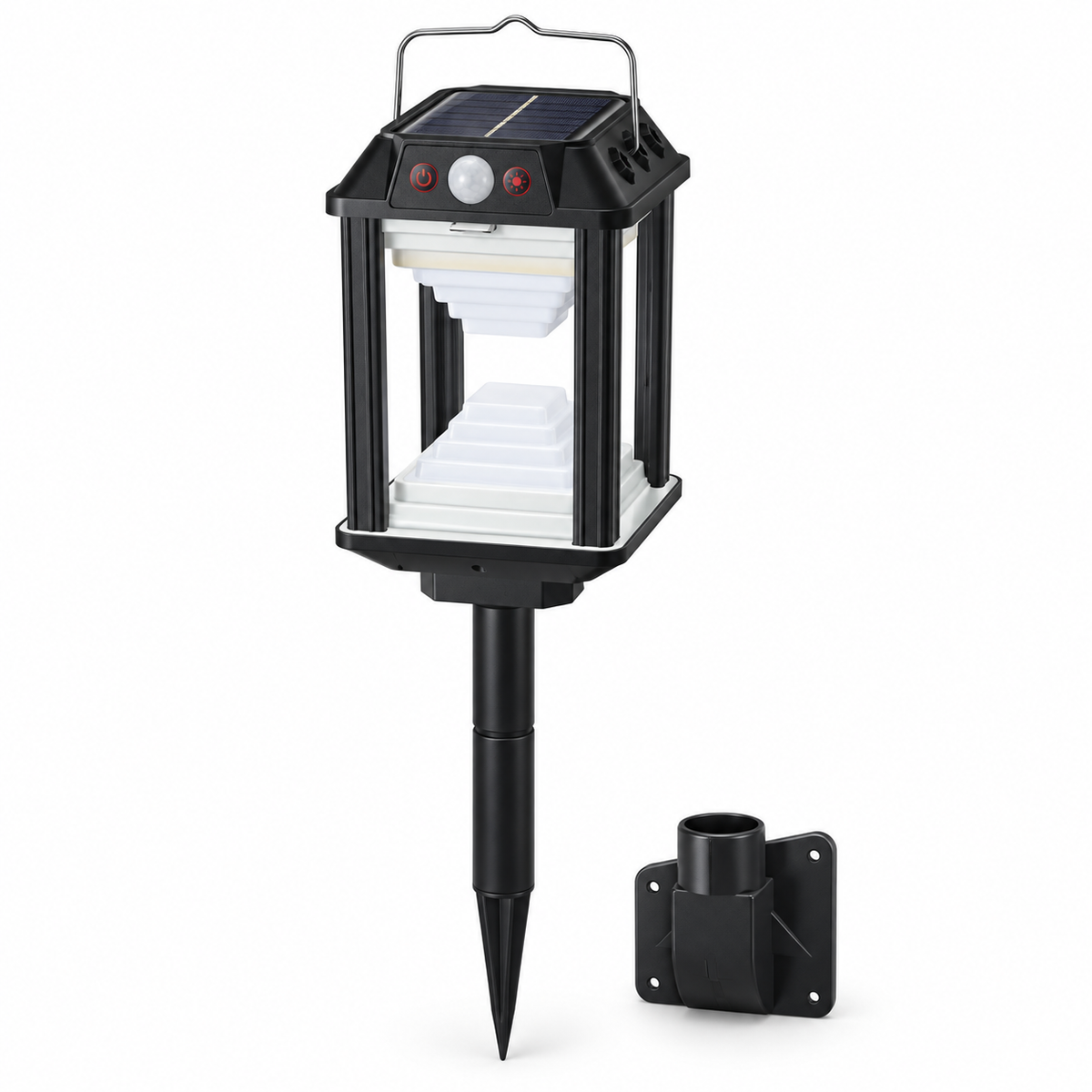 Lámpara Solar 2 en 1 para Jardín y Pared con Sensor