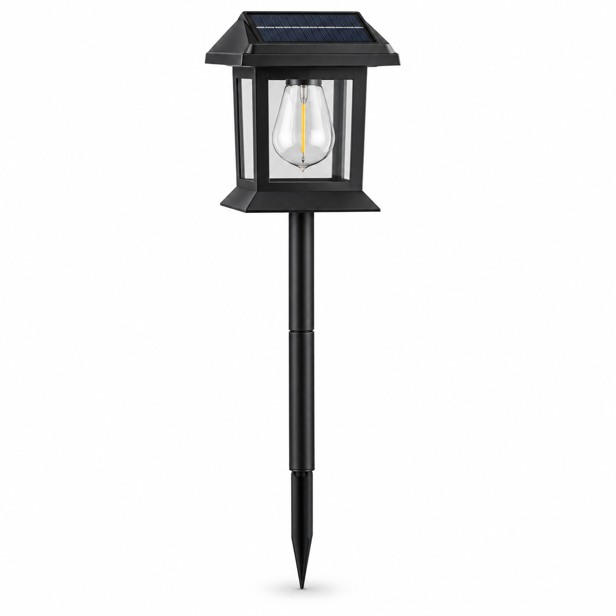 Estaca Solar LED para Jardín Luz Cálida 54 cm