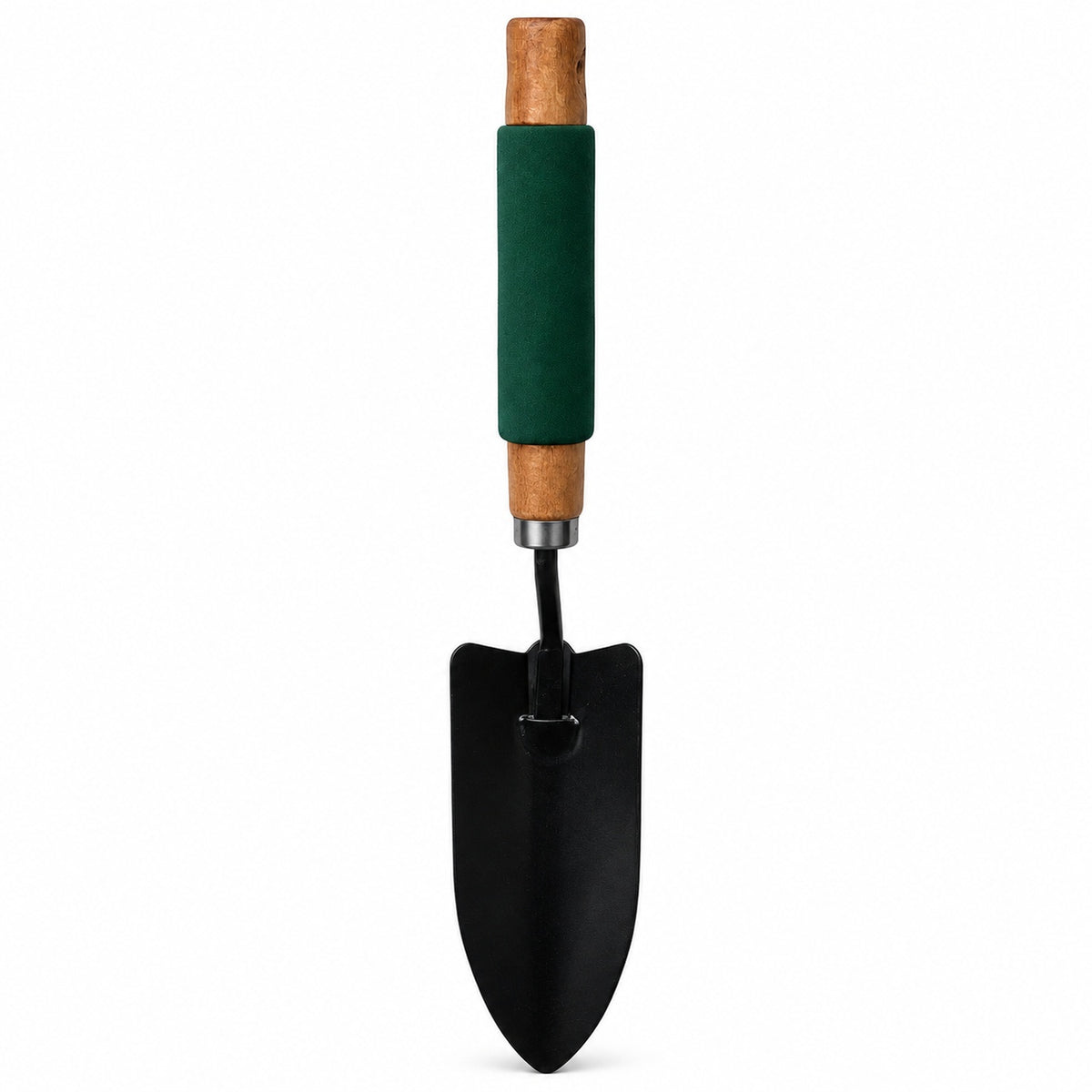 Pala de mano para plantas con mango de madera de 34,5 cm